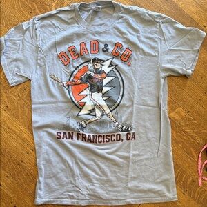 Rare Vintage Dead & Co San Francisco Giants Concert Merch Graphic T-Shirt